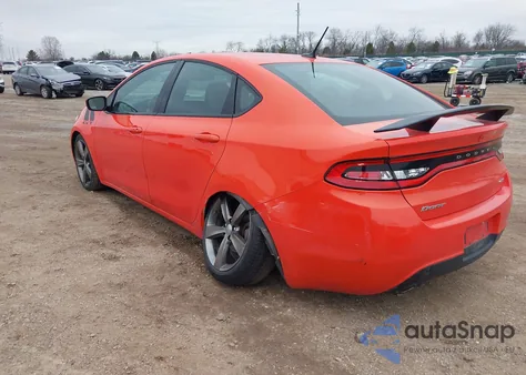 2016 Dodge Dart Gt z USA, uszkodzony, nr VIN 1C3CDFEB0GD680312